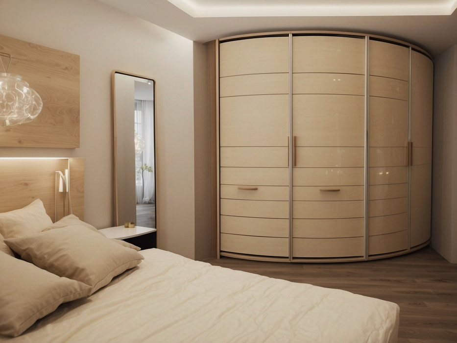 Радиусный шкаф купе «Антарес»